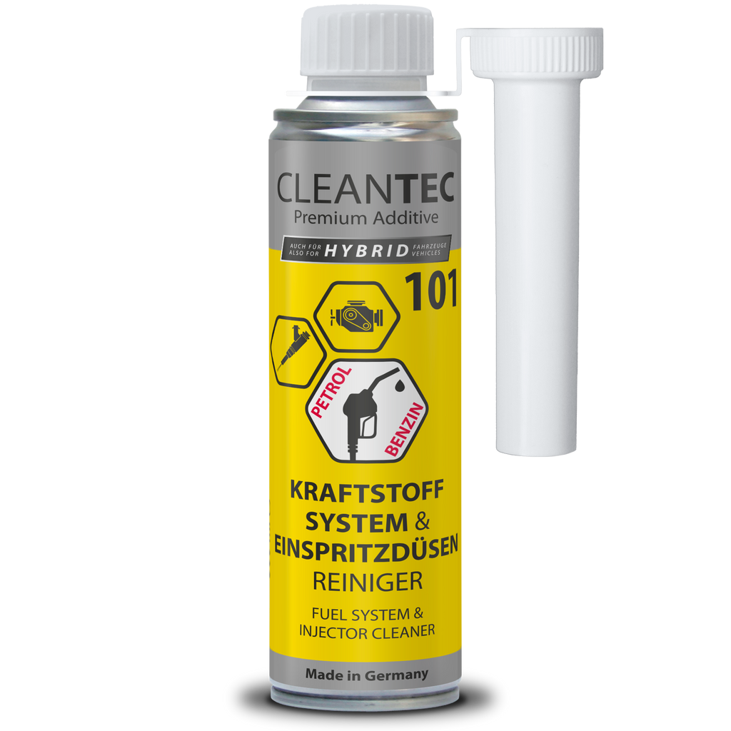 CleanTEC Premium Chemie 101 - BENZIN Kraftstoffsystem & Einspritzdüsen Reiniger 300 ml