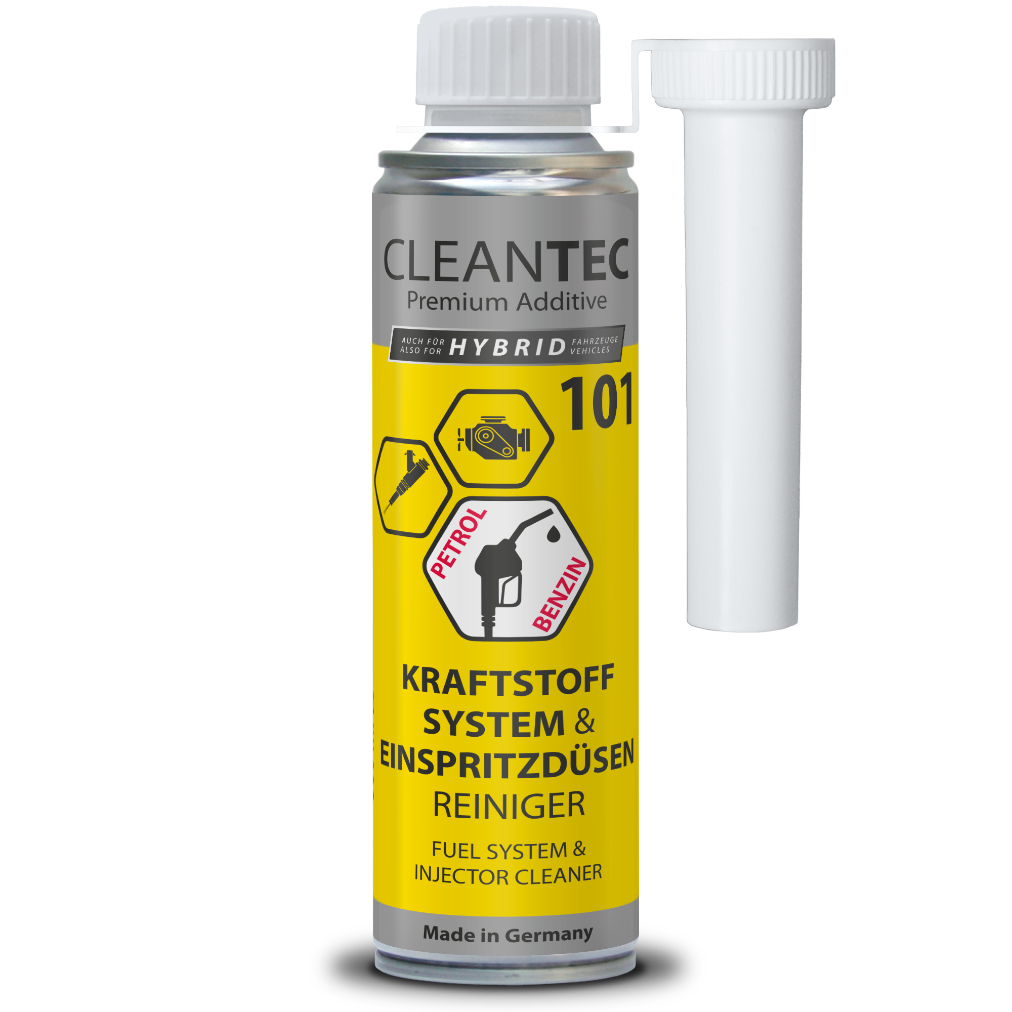 CleanTEC Premium Chemie 101 - BENZIN Kraftstoffsystem & Einspritzdüsen Reiniger 300 ml